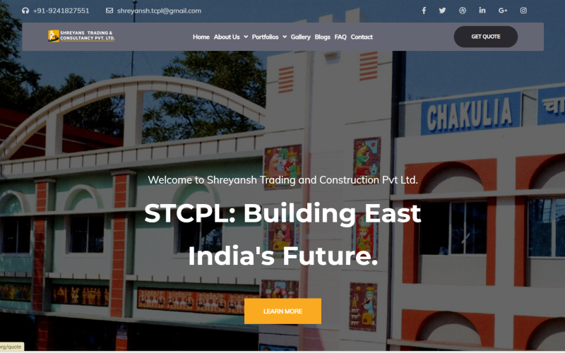 Shreyansh Trading and Constructions Private Limited (STCPL)